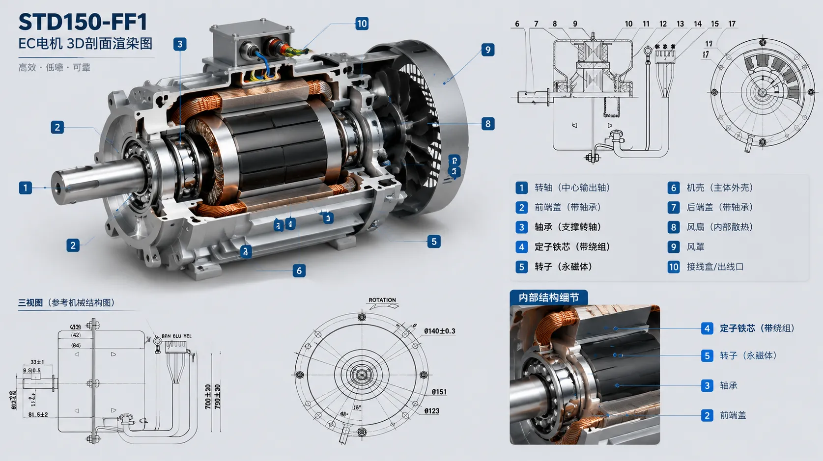 EC-Motor_STD150-FF1_3D渲染_剖面结构.webp