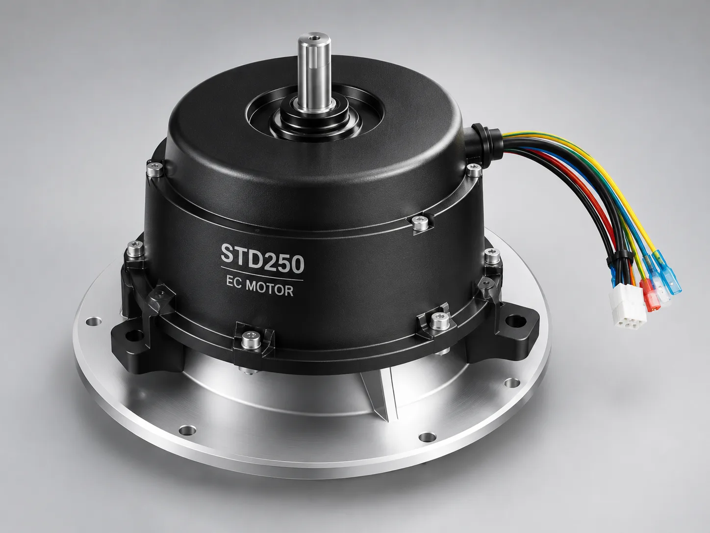 STD250-FF1 Brushless DC Motor for FFU — 100 W, 220 VAC, Sensorless